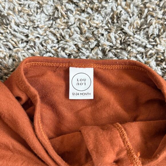 Lou Lou & Company Rust Baby Romper | 12-24M - Picture 5 of 6